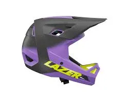 CASCO INTEGRAL LAZER CHASE KinetiCore Violeta con Negro + Antiparras
