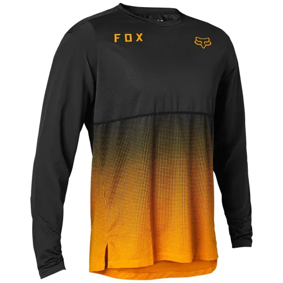 Ver más sobre Indumentarias remera FOX Manga Larga Flexair LS Jersey Negra con dorado, Argentina