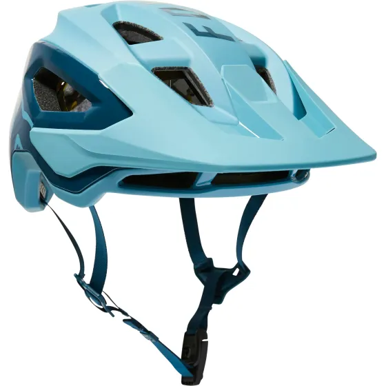 Ver más sobre Protecciones Casco Fox Speedframe Pro Helmet Celeste con Azul, Argentina