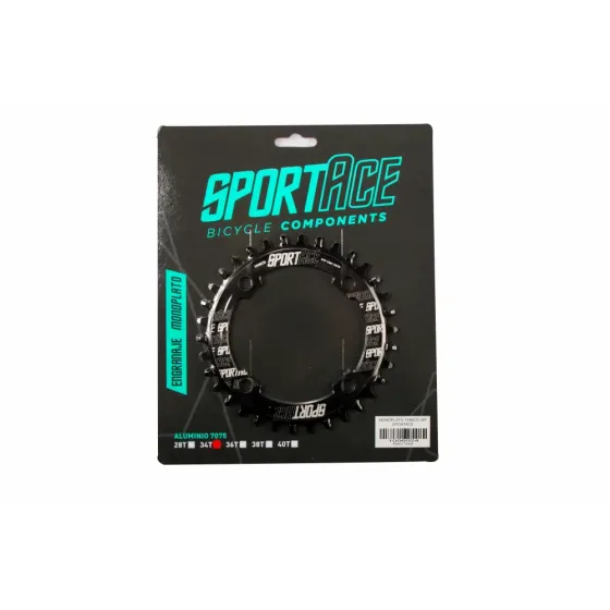 Ver más sobre Componentes MONOPLATO 104BCD  P/SHIMANO SIMET CNC 7075 NEGRO SPORTACE, Argentina