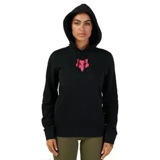 Ver más sobre Indumentarias Buzo Mujer Fox Head Fleece Po Negro con Rosa, Argentina